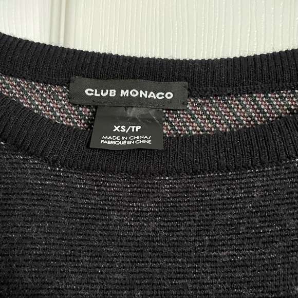 Club Monaco Sweater Dress | Floral Detail | Long Sleeve | XS | - Picture 6 of 10